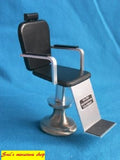 1:12 scale dolls house miniature handmade barbers chair 2 to choose from.