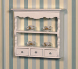 1/12 scale dollhouse miniature selection of wall shelves