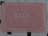 12th scale dollshouse miniature bath mat
