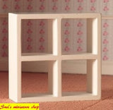 1:12 scale dolls house miniature D.H.E modern cubed display unit 3 to choose from.