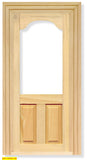 1:12 scale dolls house miniature selection of wooden  doors 5 to choose from.