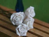 12th scale dollshouse miniature set of 6 flowers roses