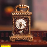 1:12  scale dollhouse miniature non working  mantel clock