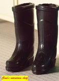 1:12 scale dollhouse miniature wellington boots