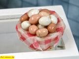 12th scale dollhouse miniature assorted eggs