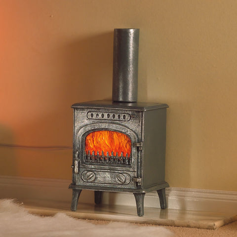 12th scale dollhouse miniature wood burner