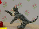 12th scale dollhouse miniature playful cats