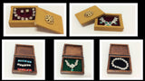 1:12 scale dolls house miniature O.O.A.K handmade jewellery box 5 choose from.