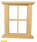 1:12 scale dolls house miniature selection of wooden  windows 5 to choose from. (set 3)