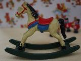 12th scale dollshouse miniature rocking horse