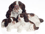12th scale dollshouse miniature spaniel dog