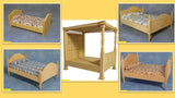 1:12 scale dollshouse miniature beds 4 to choose from