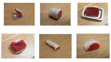 12th scale doll house miniature handmade beef joints