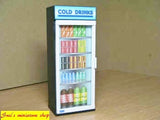 1:12 scale dollhouse miniature modern cold drinks machine 2 to choose from