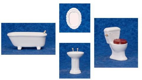 1/12 dollshouse miniature individual bathroom items
