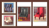 1:12 scale dolls house miniature D.H.E. classic  chairs 4 to choose from.