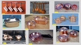 12th scale dollhouse miniature copper kitchenware