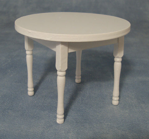 1/12 scale dollhouse miniature white kitchen table