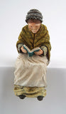 12th scale dollhouse miniature resin grandparent dolls
