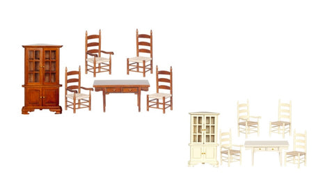 12th scale dollshouse miniature dining room set