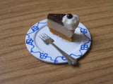 12th scale dollshouse miniature handmade  single cake on plate