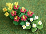 1:12 scale dollhouse miniature flowers in earth