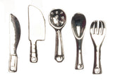 12th scale dollhouse miniature kitchen utensils