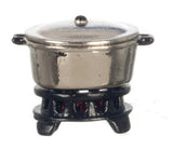 12th scale dollhouse miniature cooking pots