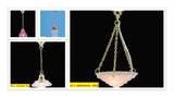 1:12 scale dolls house miniature wired lighting (12v) hanging light 4 to choose.