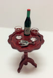 1:12 scale dolls house miniature dressed O.O.A.K drinks table 4 to choose from.