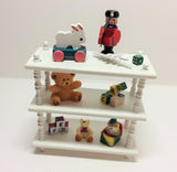 1:12 scale dolls house miniature handmade O.O.A.K toy  shelves 3 to choose.