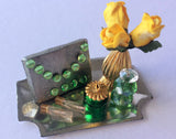 1:12 scale dolls house miniature O.O.A.K handmade dressing table tray 7  to choose from.