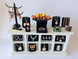 1:12 scale dolls house miniature handmade O.O.A.K jewellery shelve 3 to choose.