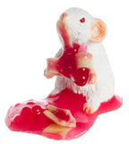 12th scale dollshouse miniature mischievous mice eating