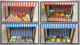1:12 scale dolls house miniature handmade O.O.A.K market stalls  to choose.