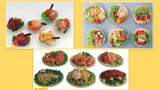1/12 scale dollhouse miniature pack of food platters
