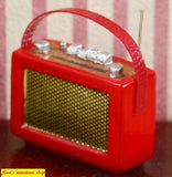 1:12 scale dolls house miniature retro radio 4 to choose from.