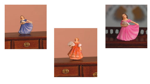 12th scale dollshouse miniature lady ornaments