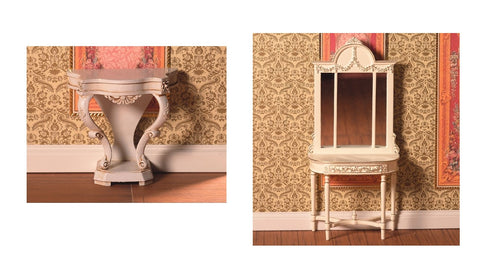12th scale dollshouse miniature ornate hall furniture