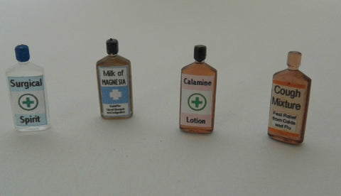 12th scale dollshouse miniature medical lotions
