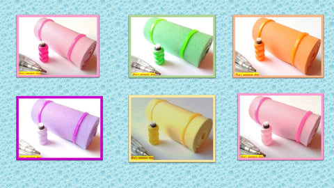 12th scale dollhouse miniature handmade yoga/pilates mat and water bottle various colours