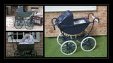 1:12  scale dollhouse miniature babies prams assorted styles.