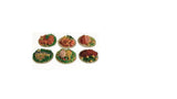 1/12 scale dollhouse miniature pack of food platters