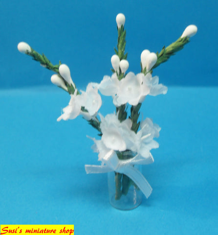 1:12 dollshouse miniature handmade vase of flowers