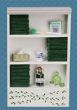 1/12 dollshouse miniature dressed bathroom unit