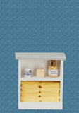 1/12 dollshouse miniature small dressed bathroom unit