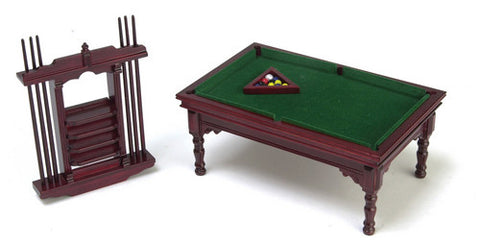 12th scale dollhouse miniature pool/billiard table