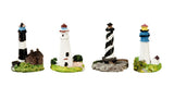 12th scale dollshouse miniature set of lighthouse ornaments