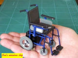 1:12 dolls house miniature modern wheelchair 2 to choose (NOT REAL)