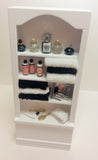 1:12 dollshouse miniature handmade O.O.A.K dressed bathroom unit